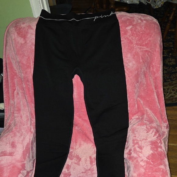 PINK Victoria's Secret Pants - Women's (XXL) PINK Victoria's Secret Soft Seamless Black Leggings